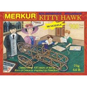 Stavebnice Merkur Kitty Hawk, 900 dílů, 100 modelů