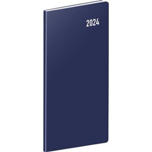 Kapesní diář Modrý 2024, plánovací měsíční