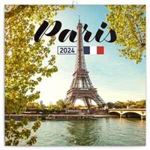 Poznámkový kalendář Paříž 2024