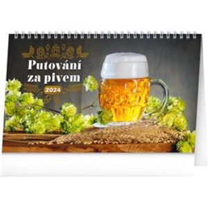 Stolní kalendář Putování za pivem 2024