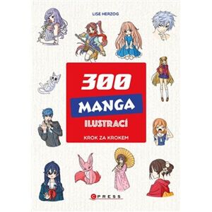 300 manga ilustrací. Krok za krokem - kolektiv