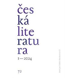 Česká literatura 1/2024